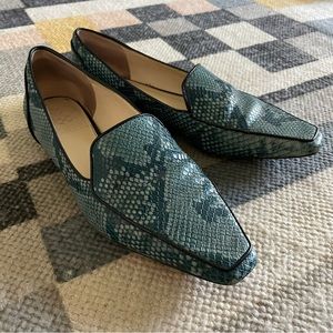 Vince Camuto snake print loafers size 7.5